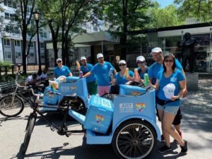 branded pedicabs and cooler bikes